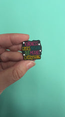 Kindness Costs Nothing But Means Everything Silicone Focal Bead 27mm (Package of 2)