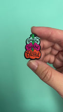 Pumpkin Stack Grateful Thankful Blessed Silicone Focal Bead 34x22mm (Package of 2)