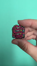 Very Demure Very Mindful Very Cutesy Silicone Focal Bead 28x26mm (Package of 2)