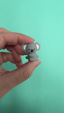3-D Koala Silicone Focal Bead 27x27x15mm (Package of 2)
