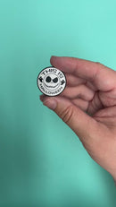 This is Halloween Silicone Focal Bead 28mm (Package of 2)