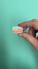 Meltdown Manager Silicone Focal Bead 19x30mm (Package of 2)