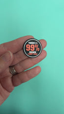 There's a 99% Change I Don't Care Silicone Focal Bead 26mm (Package of 2)