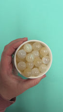 Linen Cosmic Glitter Beads 20mm (Package of 10)