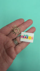 Be the Reason... Someone Smiles Today Silicone Focal Bead 22x30mm (Package of 2)