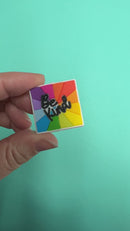 Be Kind Kaleidoscope Silicone Focal Bead 30mm (Package of 2)