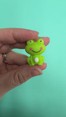 3-D Frog Silicone Focal Bead 30x23x15mm (Package of 2)