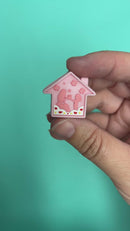 3-D Fairytale House Silicone Focal Bead (Package of 2)