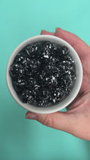 Black w/White Splatter Beads 16mm (Package of 10)