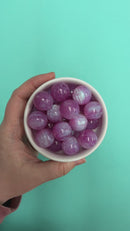 Thistle Cosmic Glitter Beads 20mm (Package of 10)