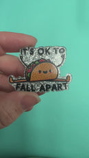 It's OK to Fall Apart Acrylic Accent 46x35mm (Package of 1)