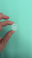 You Are Worthy, Kind, Strong, Important, Brave, Capable, Loved Silicone Focal Bead 24mm (Package of 2)