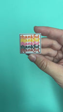 Thankful, Thankful, Thankful, Thankful Silicone Focal Bead 33x35mm (Package of 2)