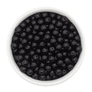 Black Solid Beads 8mm (Package of Approx. 50 Beads)