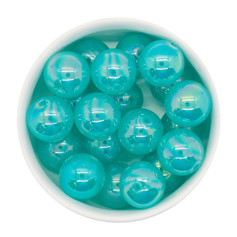 Bermuda Bay Iridescent Jelly Beads 20mm