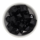 Black Solid Cube Beads 20mm (Package of 10)