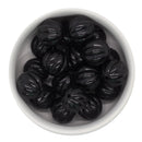 Black Pumpkin Beads 20mm (Package of 10)