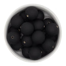 Black Satin Finish Beads 20mm (Package of 10)