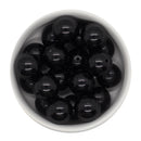 Black Solid Beads 20mm (Package of 10)