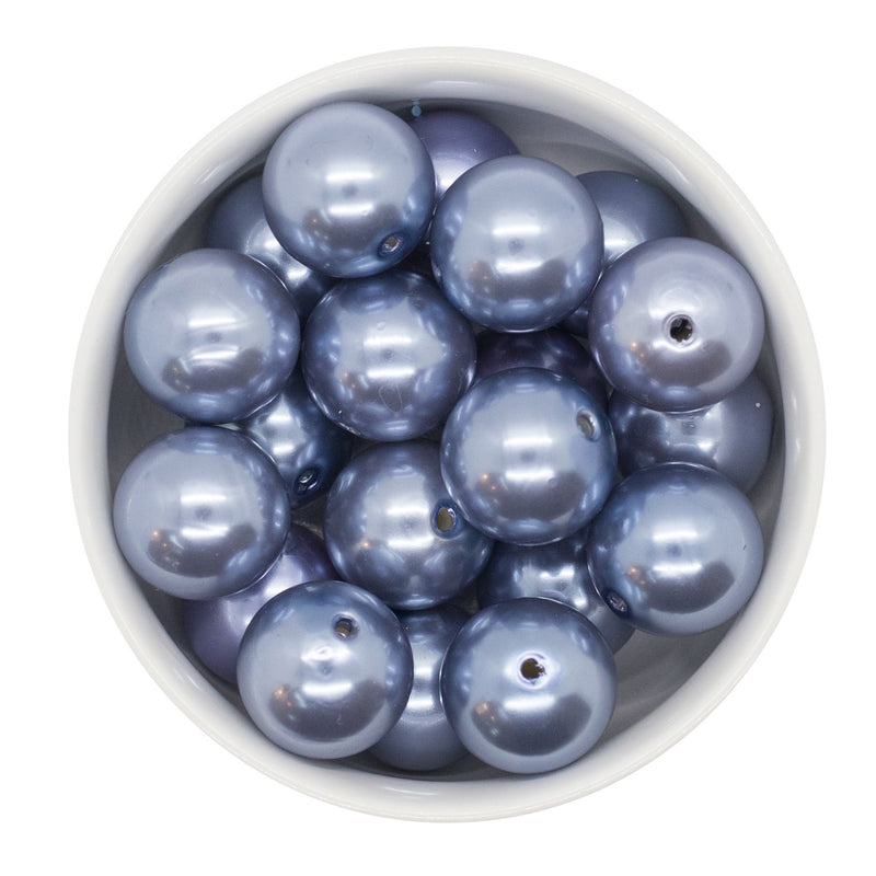 Pigeon Blue Pearl Beads 20mm (Package of 10)
