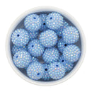 Sky Blue Rhinestone Bead 20mm (Package of 10)
