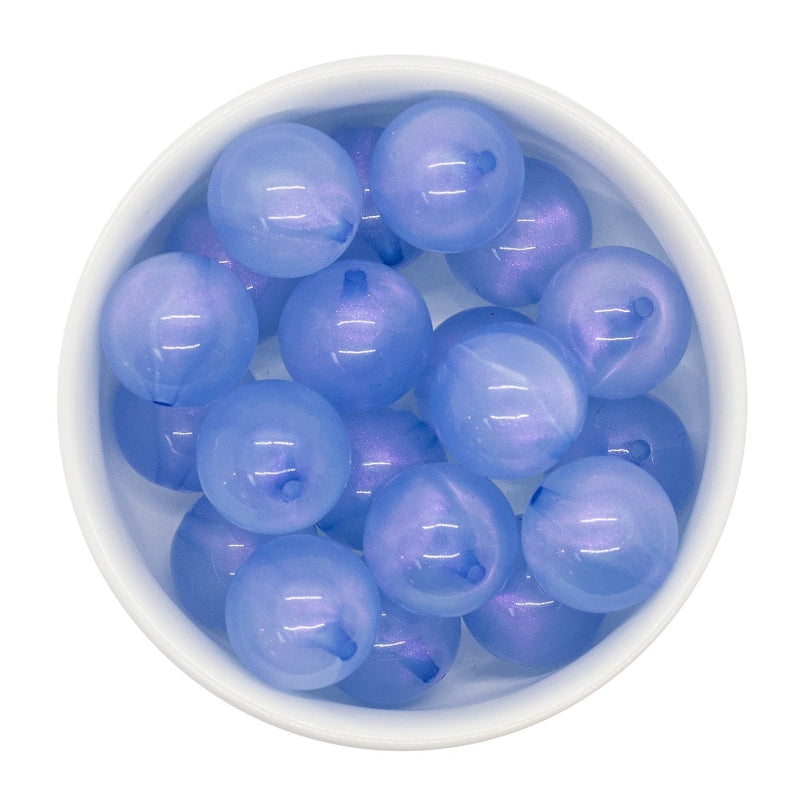 Cornflower Translucent Shimmer Beads 20mm