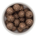 Bronze Rhinestone Bead 20mm (Package of 10)