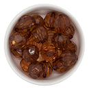 Caramel Translucent Facet Bead 20mm (Package of 10)