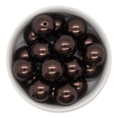 Espresso Pearl Beads 20mm (Package of 10)