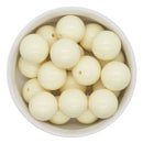 Ivory Solid Beads 20mm (Package of 10)