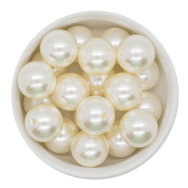 Linen Pearl Beads 20mm