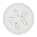 Silver Alloy Toggle Clasp 13x15mm (Package of 5 Sets)