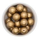 Matte Gold Beads 20mm (Package of 10)