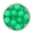 Sea Green Jelly Beads 20mm (Package of 10)