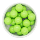 Lime Green Solid Beads 20mm (Package of 10)