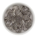 Grey Translucent Facet Beads 20mm (Package of 10)
