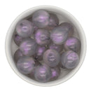 Grey Translucent Shimmer Beads 20mm (Package of 10)