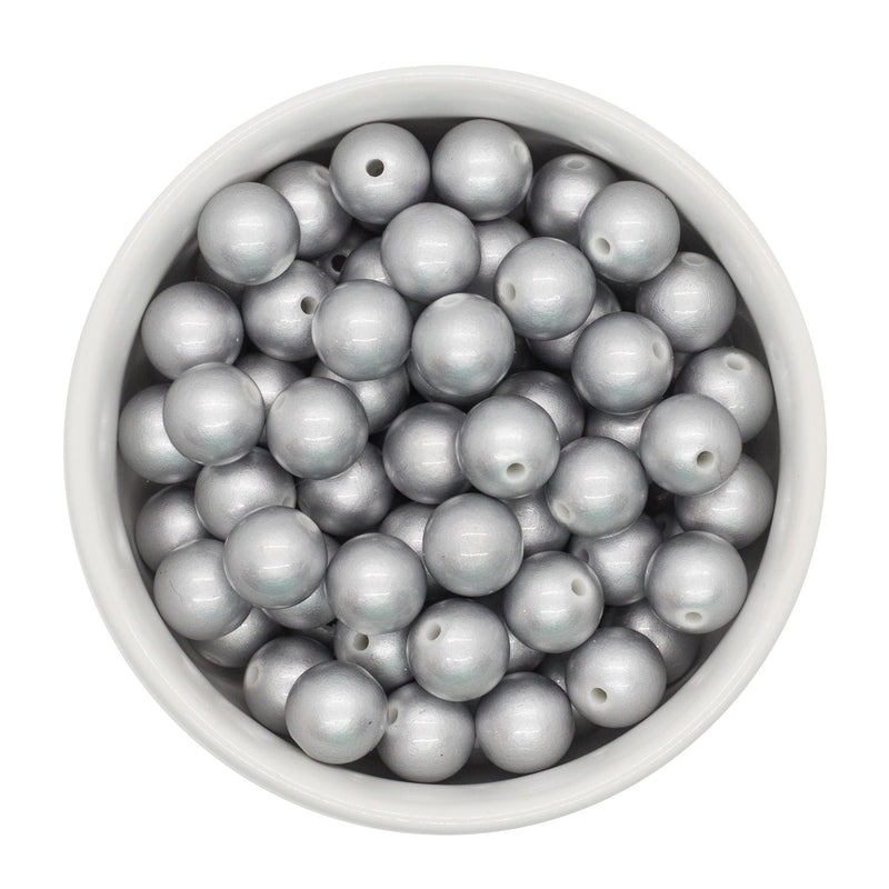 Matte Silver 12mm (Package of 20)