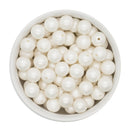 Antique White Matte Beads 12mm (Package of 20)