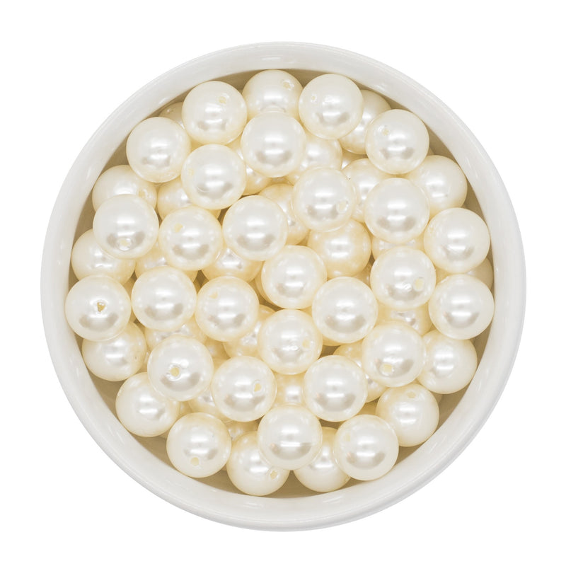 Linen Pearl Beads 12mm (Package of 20)