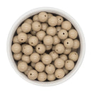 Sand Solid Beads 12mm (Package of 20)