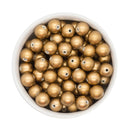Matte Gold Beads 12mm (Package of 20)