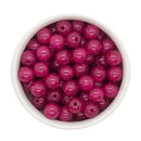 Magenta Glitter Beads 12mm (Package of 20)