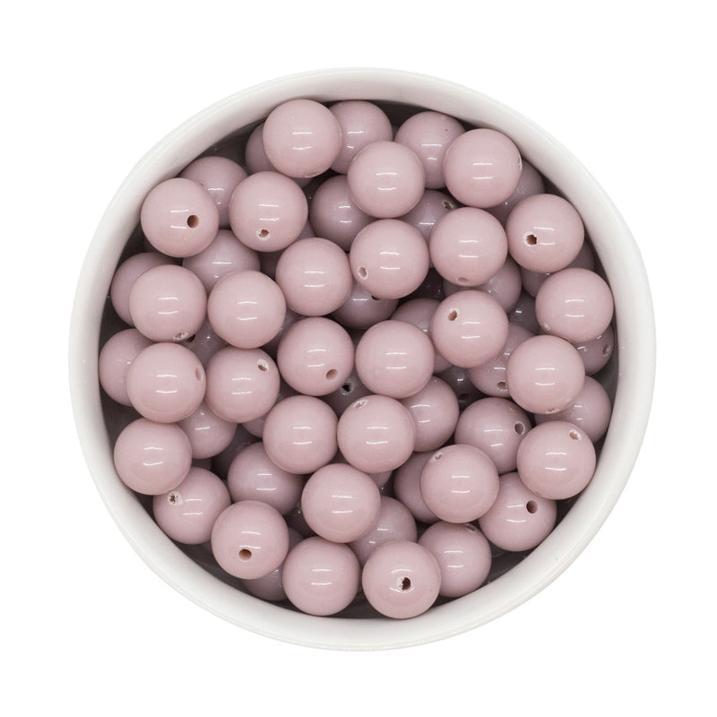 Dusty Pink Solid Beads 12mm