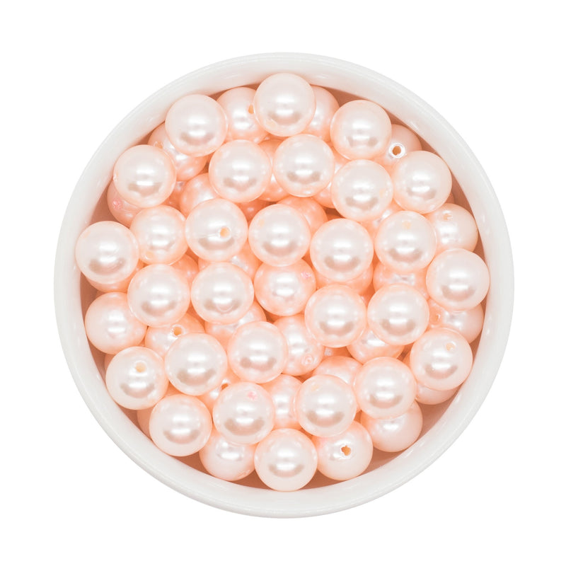 Barely Pink Pearl Beads 12mm (Package of 20)