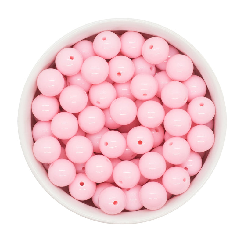 Light Pink Solid Beads 12mm (Package of 20)