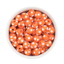 Orange Polka Dot Beads 12mm (Package of 20)