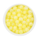 Daffodil Iridescent Crackle Beads 12mm (Package of 20)