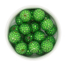 Kelly Green Rhinestone Beads 20mm (Package of 10)