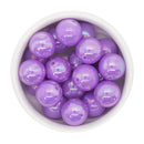 Neon Lilac Iridescent Beads 20mm (Package of 10)